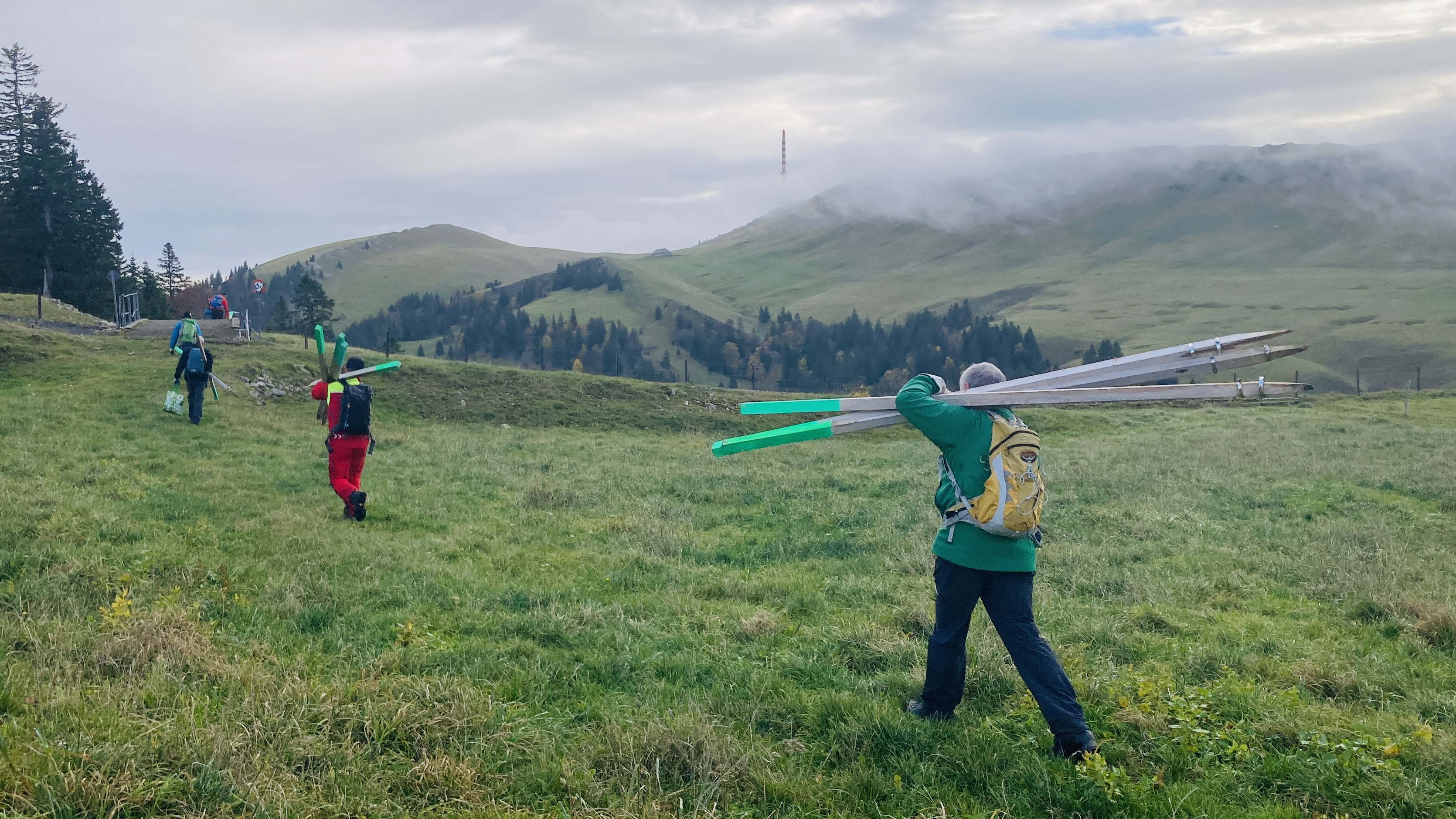 Markierung zum Schutz der Wildtiere