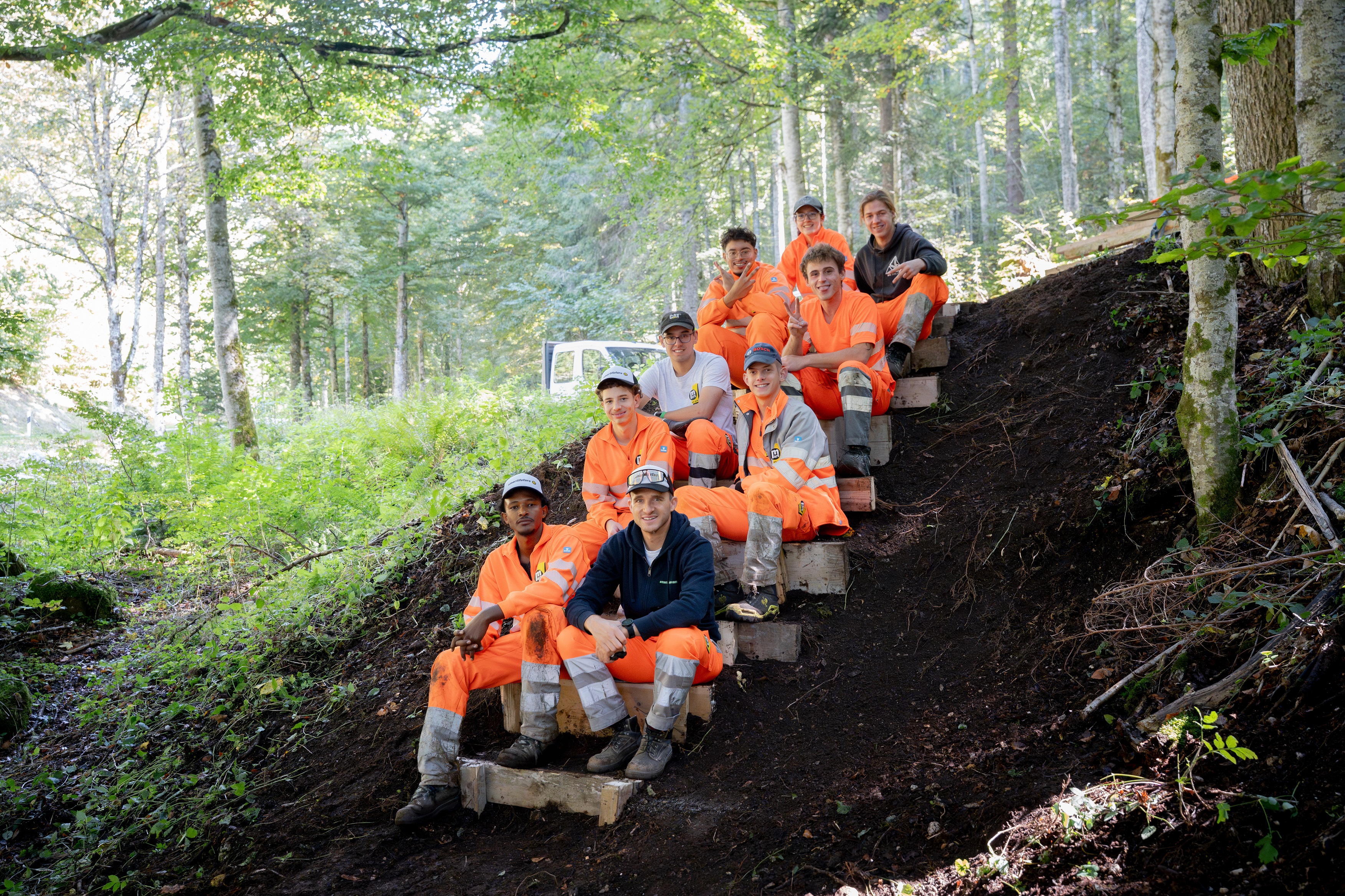 40 apprenti·es en action pour la biodiversité et le paysage